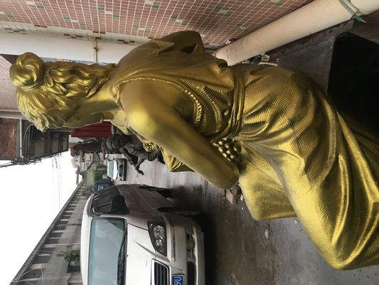 Outdoor Garden Landscape Sculpture , Cast Copper European Roman Portrait Sculpture